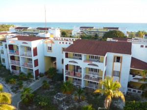 view from observation tower at sol pelicano cayo largo cuba