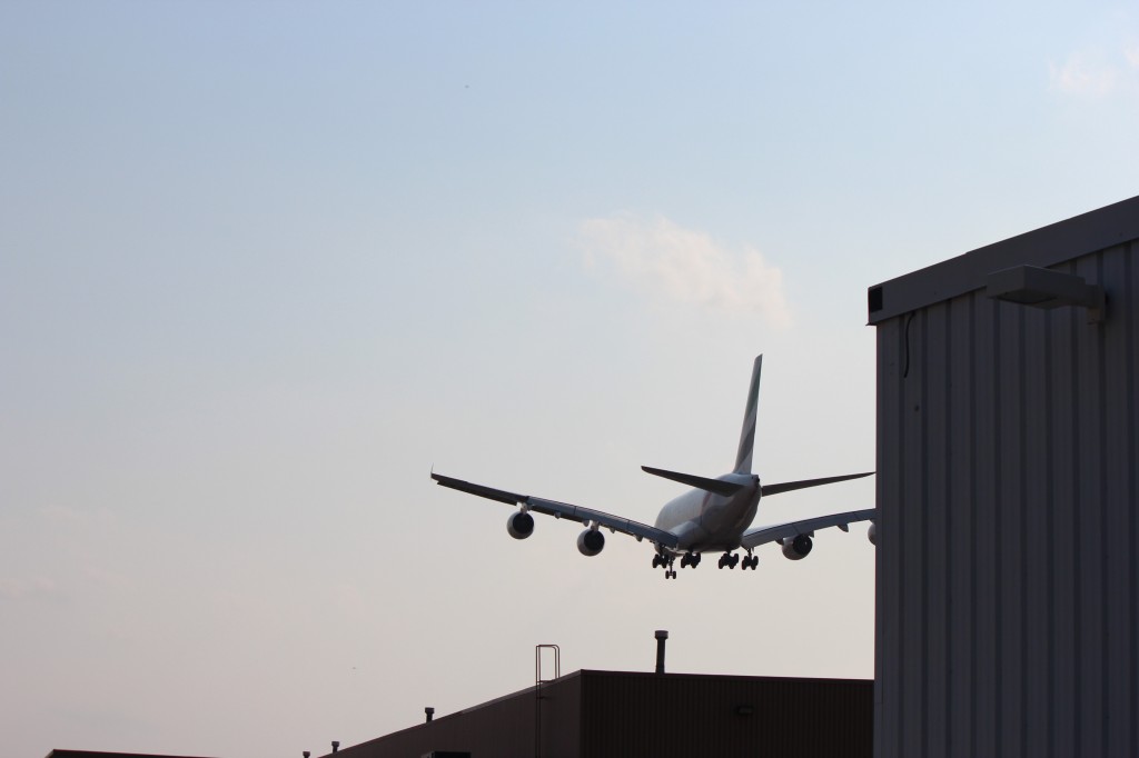 emirates airbus a380 toronto pearson airport