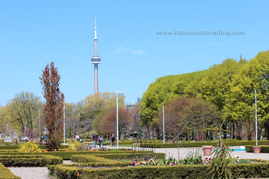 cn tower toronto centre island ontario