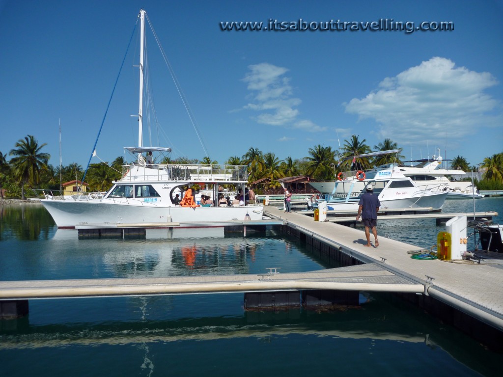 watermarked pic of dock at cayo largo, cuba