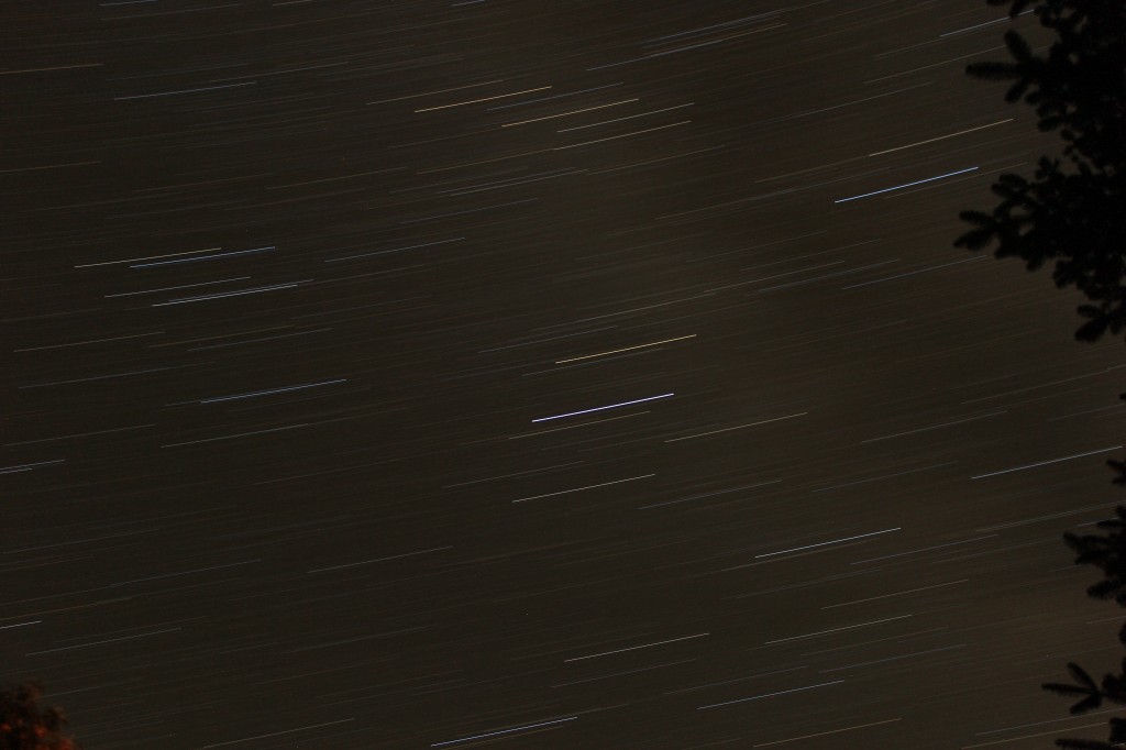 star trails chignecto fundy national park
