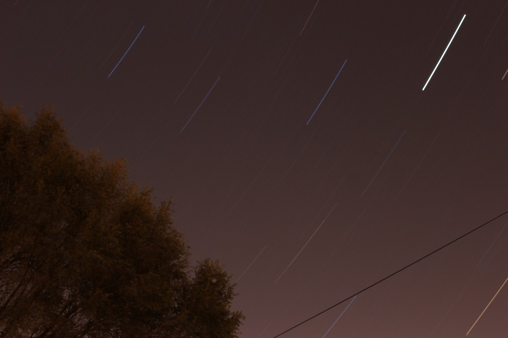 star trails orangeville ontario canada