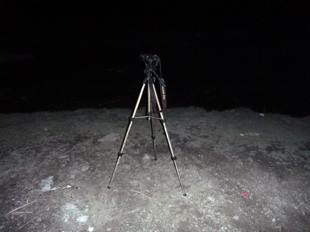 pine river fishing area star trail photography