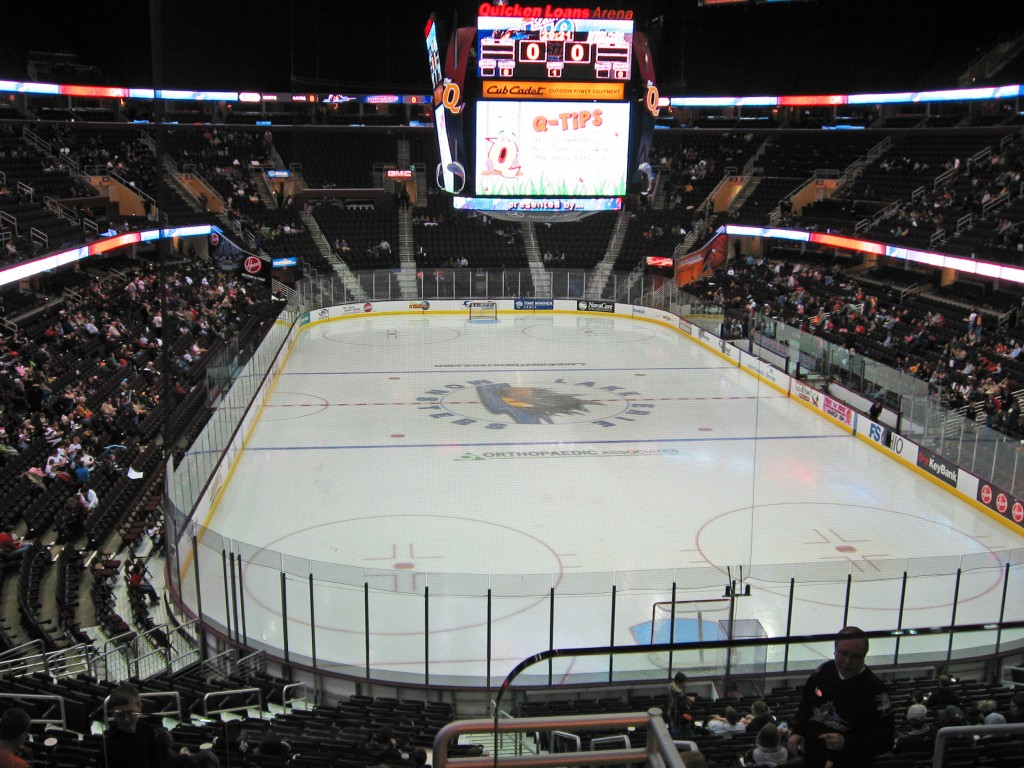 quicken loans arena cleveland ohio lake erie monsters