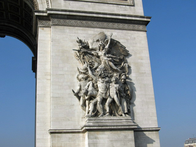 main sculpture arc de triomphe