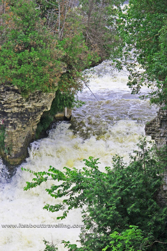 elora ontario grand river tooth of time waterfall