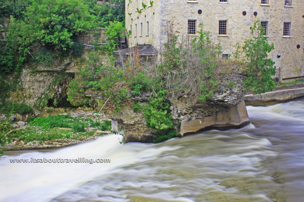 elora ontario grand river tooth of time waterfall