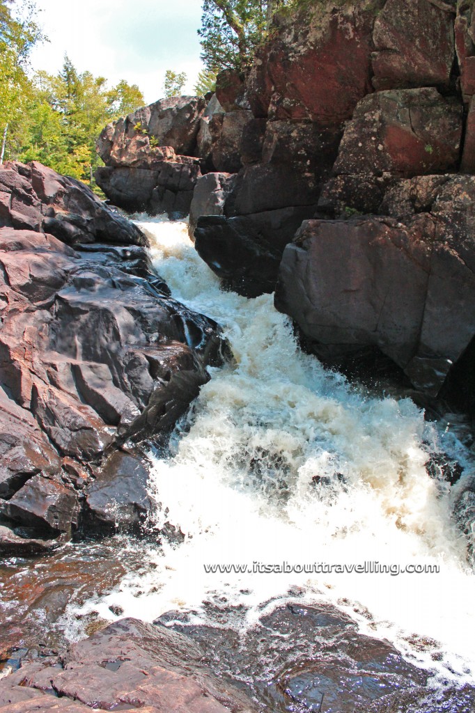 ragged falls oxtongue river provincial park