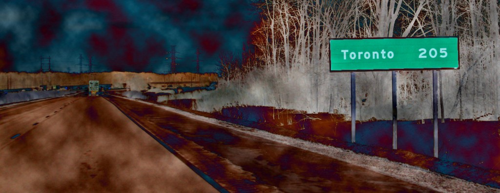 401 distance sign toronto