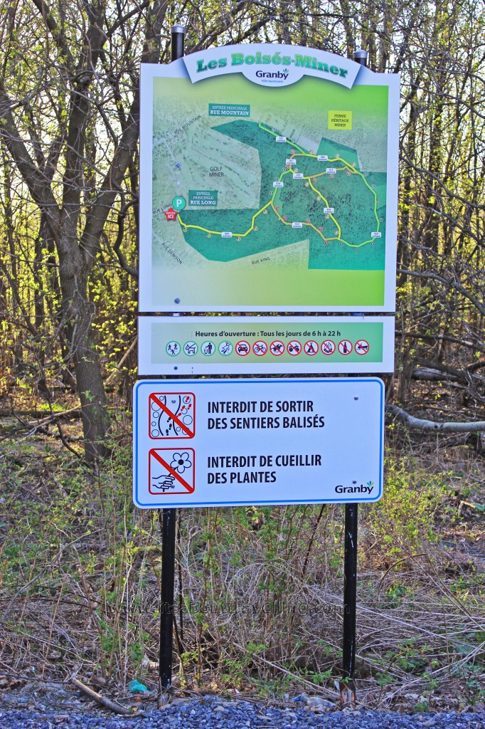 les boises miner trails granby quebec