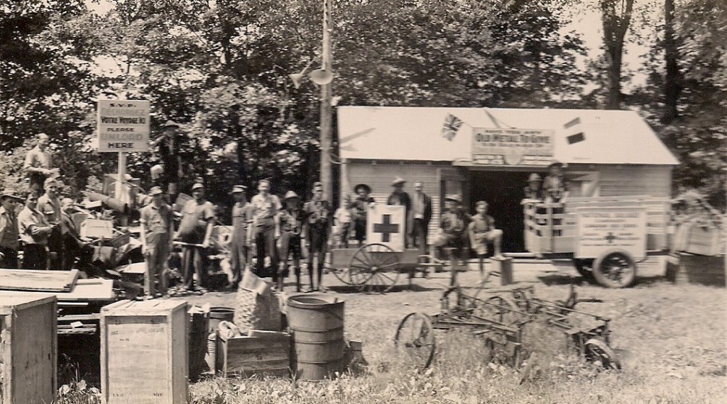world war II scrap metal collection