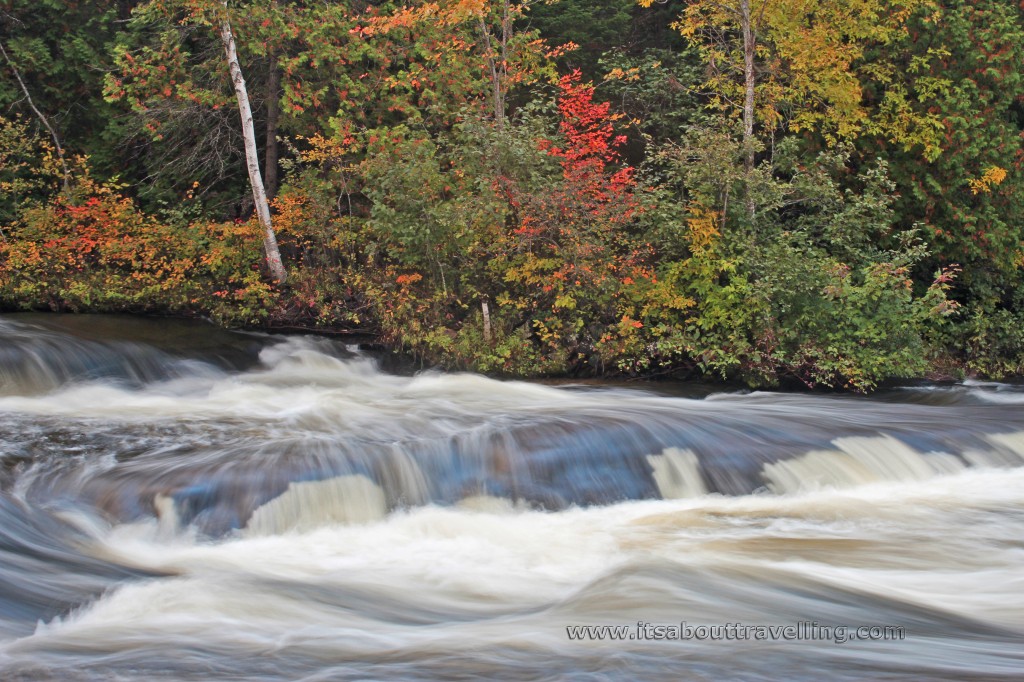 autumn colours furnace falls irondale river haliburton