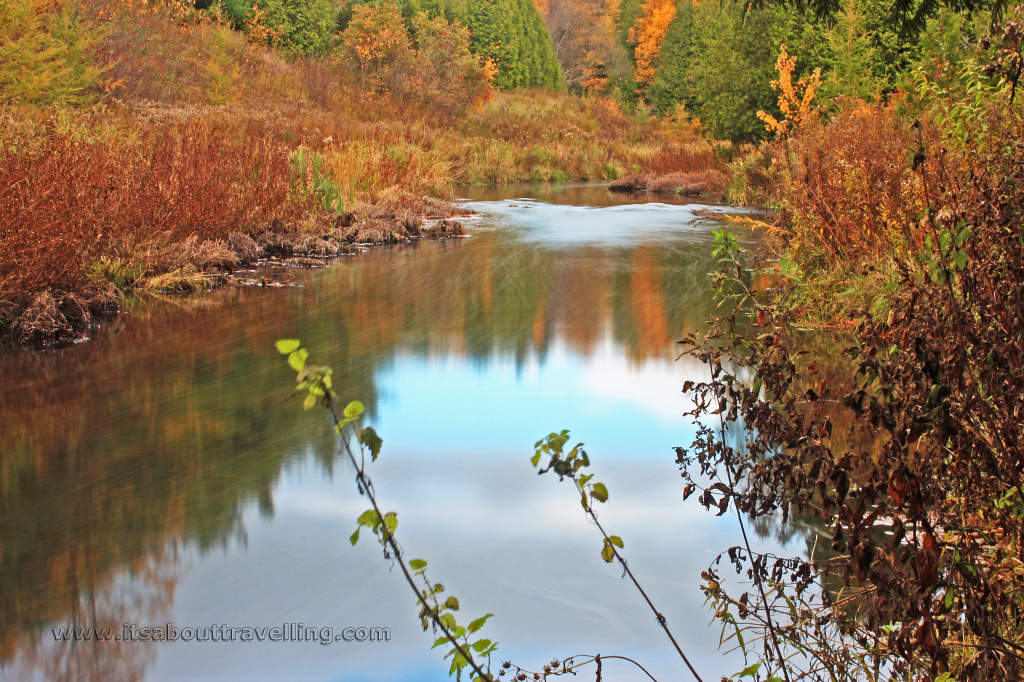 credit river daytime long exposure photography