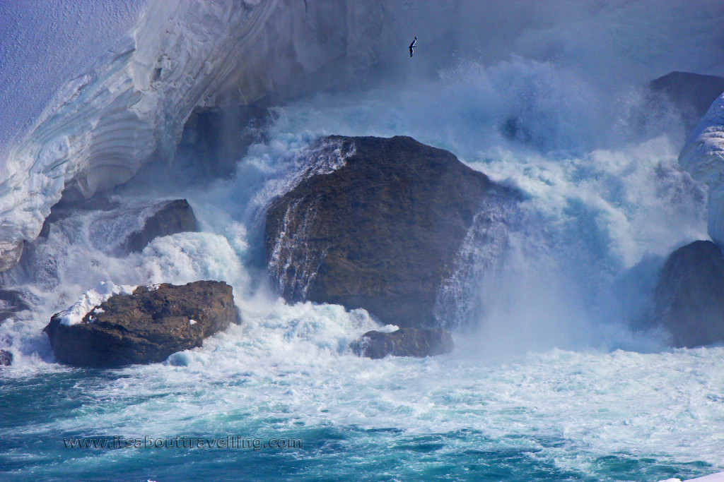 american falls frozen base