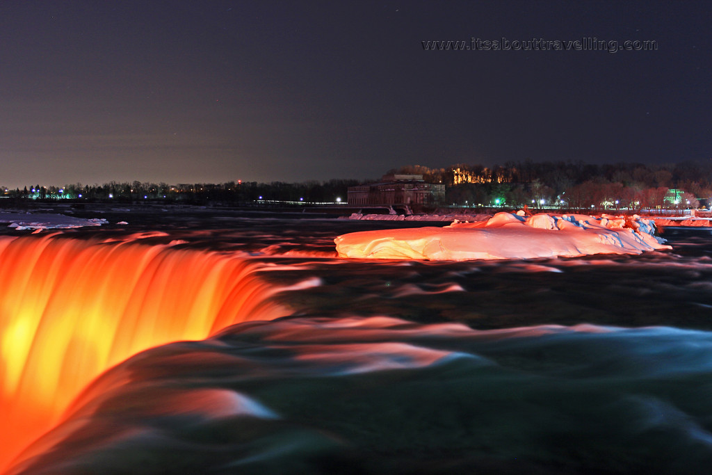 horseshoe falls crest illumination