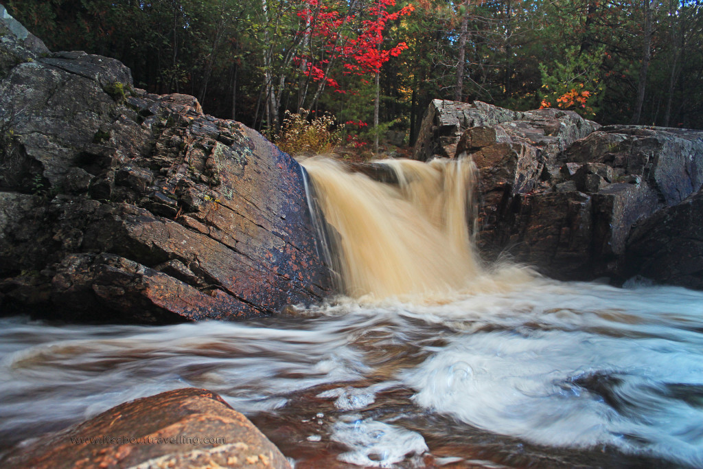 duchesnay falls north bay ontario long exposure water blur