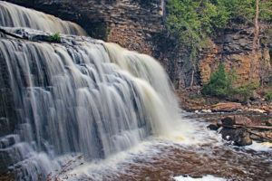 jones falls pottawatomi river owen sound ontario long exposure
