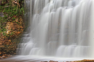 jones falls pottawatomi river owen sound ontario long exposure