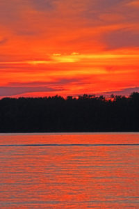 sturgeon lake sunset bobcaygeon ontario canada