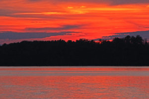 sturgeon lake sunset bobcaygeon ontario canada