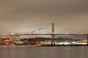 halifax nova scotia canada waterfront night skyline