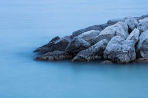 goderich ontario break water rocks lake huron