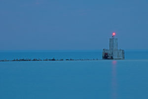 entrance to goderich ontario harbour lake huron
