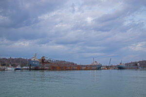 algoway and algorail goderich harbour