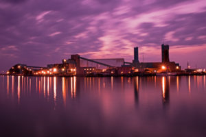 sifto salt mine goderich ontario harbour maitland river