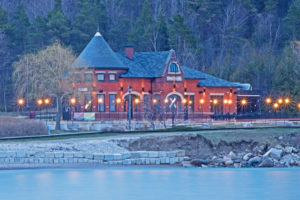 historic cpr train station goderich ontario