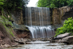 indian falls conservation area owen sound ontario canada waterfall