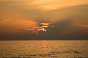 wasaga beach provincial park georgian bay ontario sunset