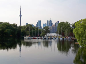 toronto skyline view from centreville