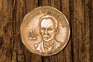 cuba one peso coin
