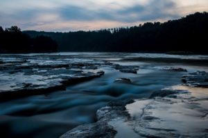 falls reserve conservation area maitland river waterfall goderich ontario canada