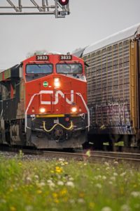 cn freight train georgetown ontario