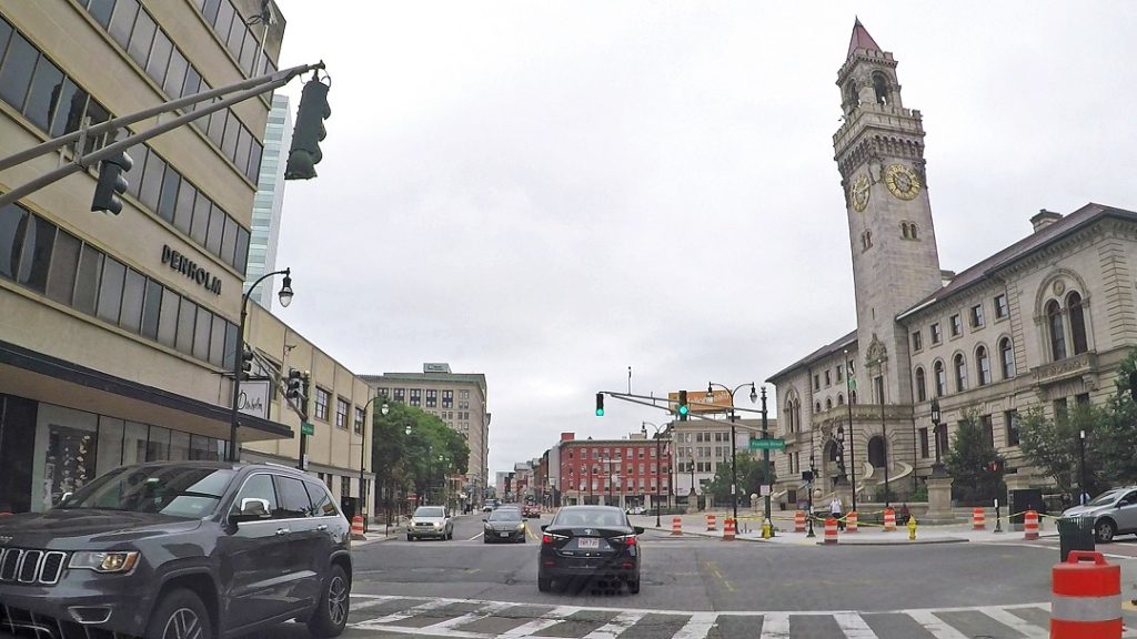 downtown worcester, massachusetts