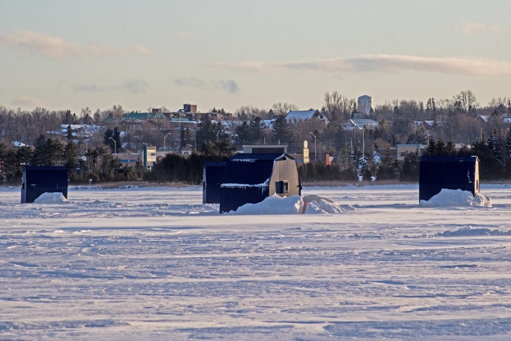 island lake conservation area orangeville ontario winter