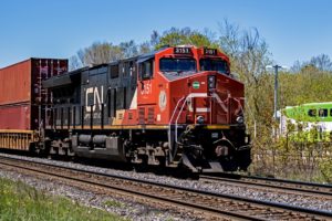 cn freight train diesel engine