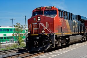 cn freight train diesel engine