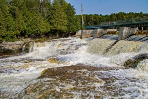 mcgowan falls saugeen river durham ontario