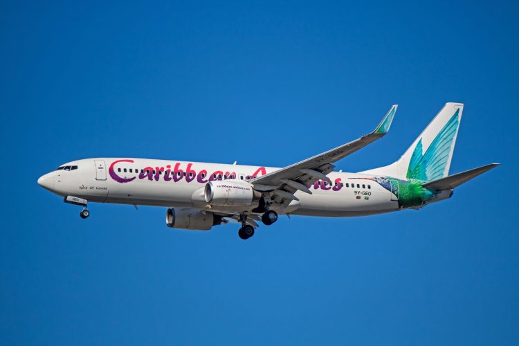 9y-geo caribbean airlines boeing 737-800